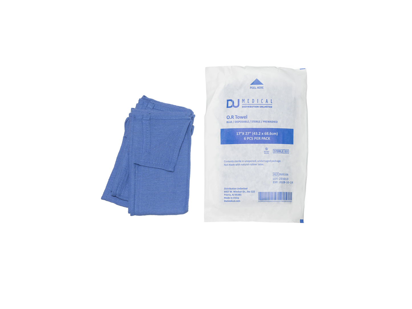 OR Towels 6s 17" x 26" Sterile 72/CS